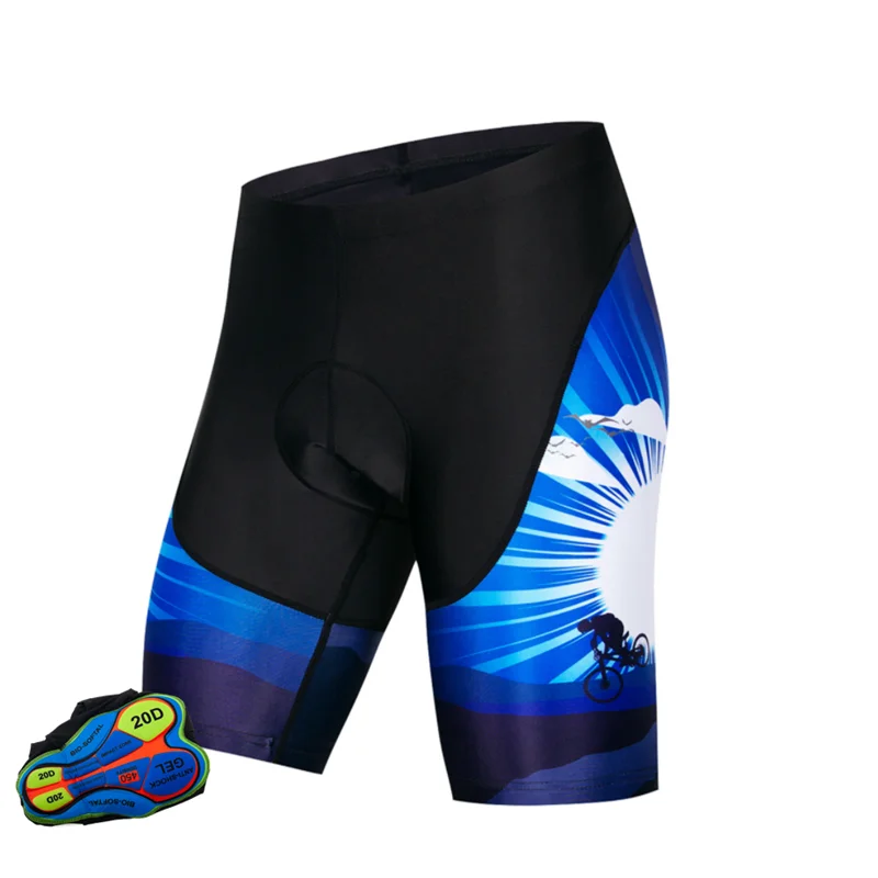 

2022 Summer Quick Dry MTB Short With 20D Gel Team Breathable Men Cycling Shorts Shockproof Mountain Bike Summer Padded
