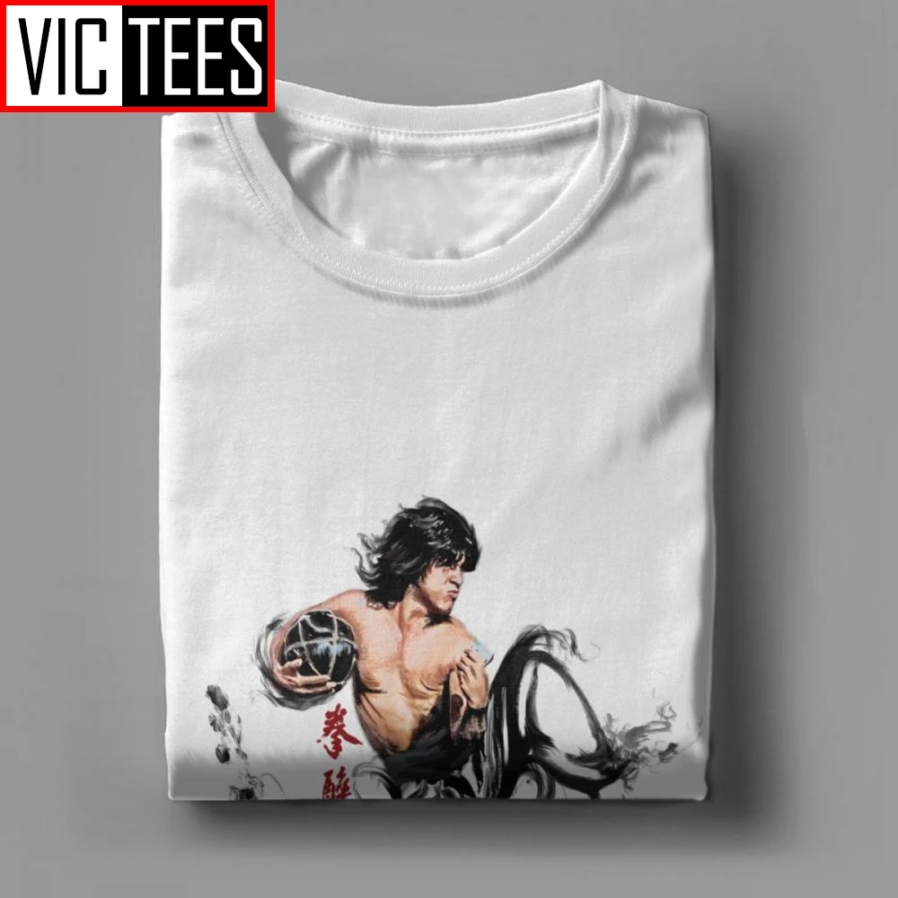 Мужские футболки с изображением пьяного мастера Джеки Чана мужские китайского
