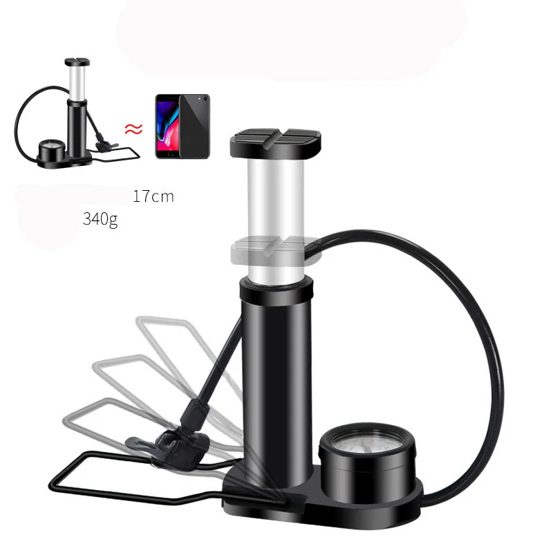 Велосипедный мини насос с активированным полом для езды на горном велосипеде