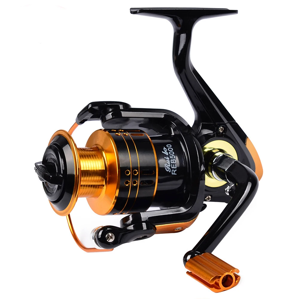 

High Quality REB1000 Fishing Reel 12BB 5.2:1 Spinning Fishing Reek Feeder Carp Reel Front and Rear Drag Reel Fishing Tackle