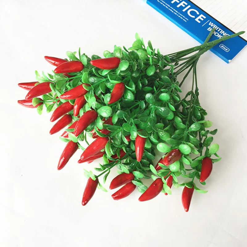 Искусственный цветок украшение для дома вишня Чили дерево имитация растений