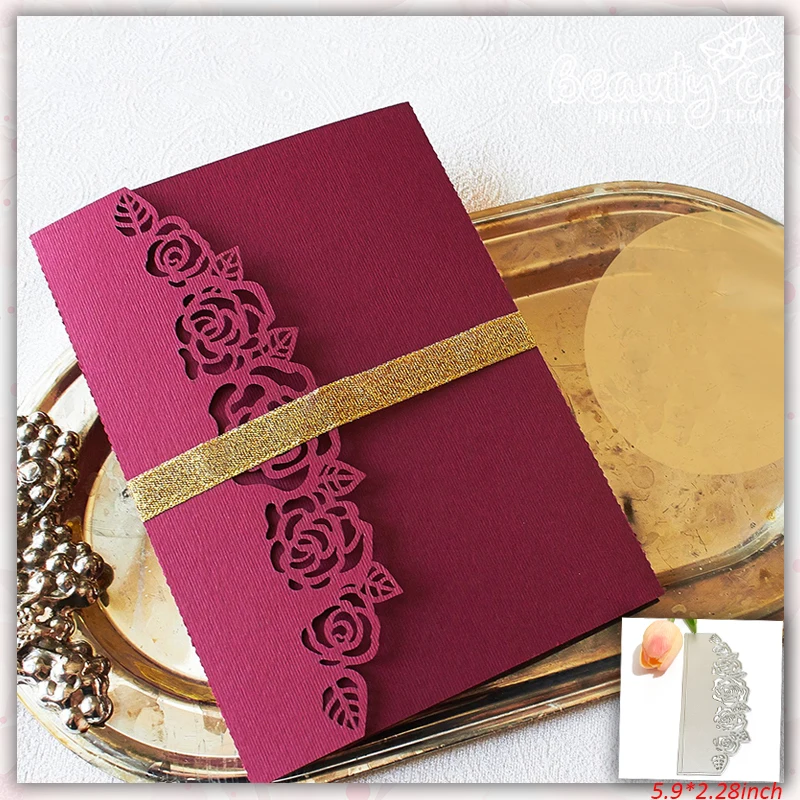 

wedding Invitation Dies Collection Metal Cutting Dies Scrapbooking Valentine's Day Decoration Craft Dies Cut for diy Card Making