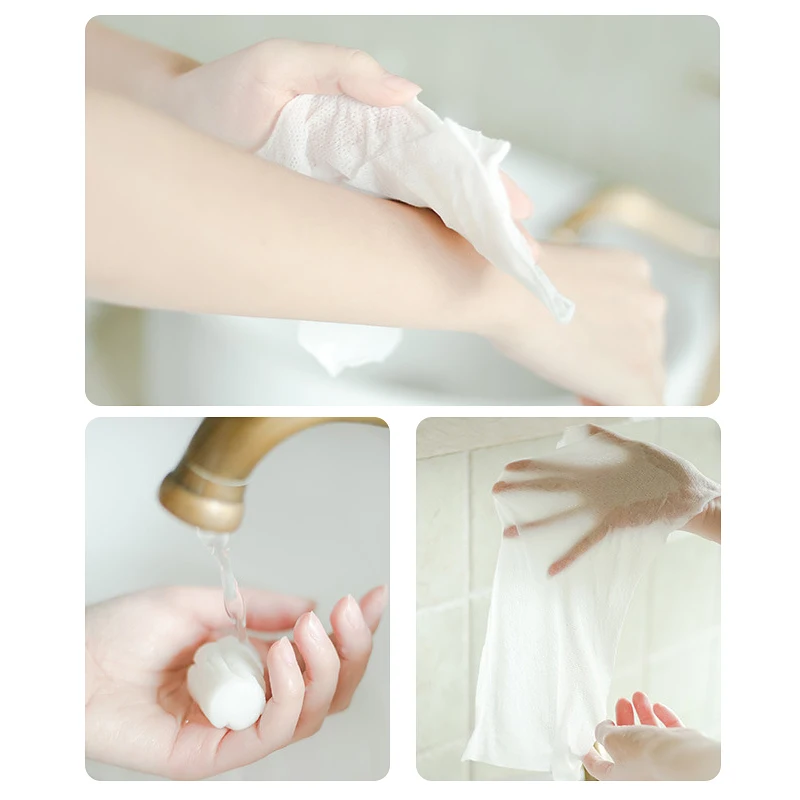 

50PC / Set One Time Compression Towel Home Bathroom Washcloth Portable Business Trip Travel Toiletries Quick-drying Accessories