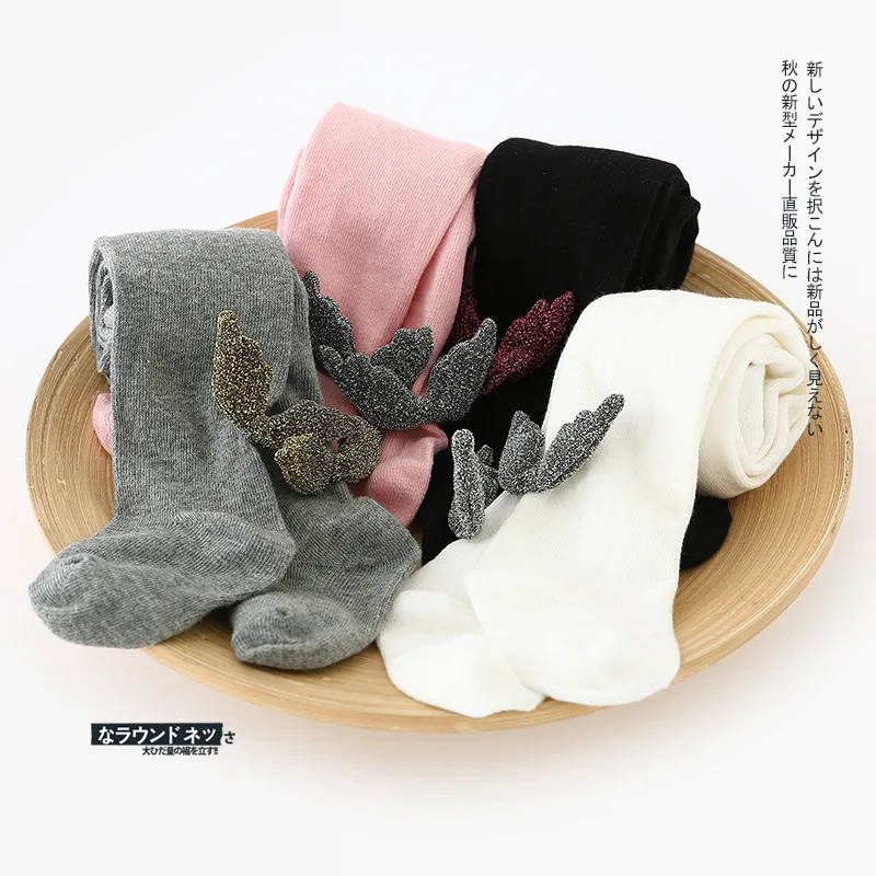 Колготки с крыльями ангела для девочек колготки малышей хлопковые маленьких