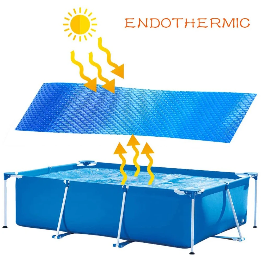 Прямоугольная квадратная складная надувная скатерть для бассейна