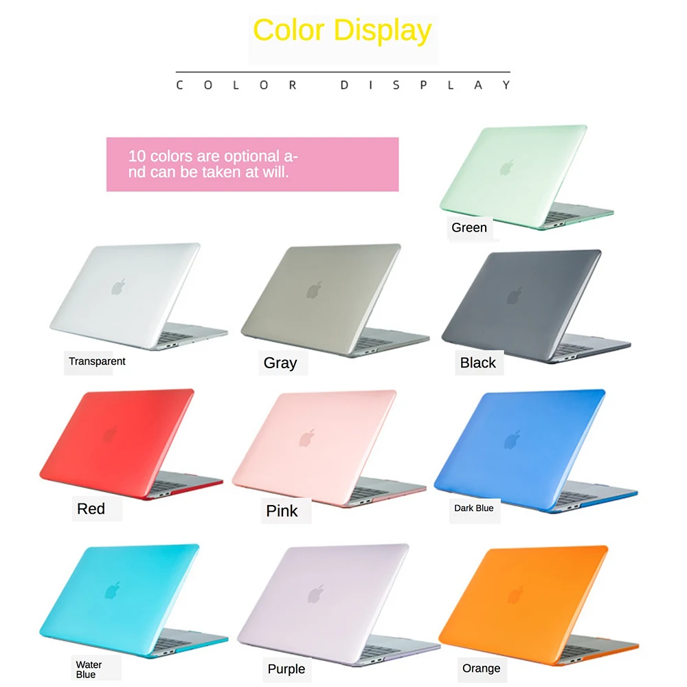 Аксессуары для macbook чехол ноутбука прозрачные чехлы Macbook air13 15 16pro A1708 A2179 A2159 A2337