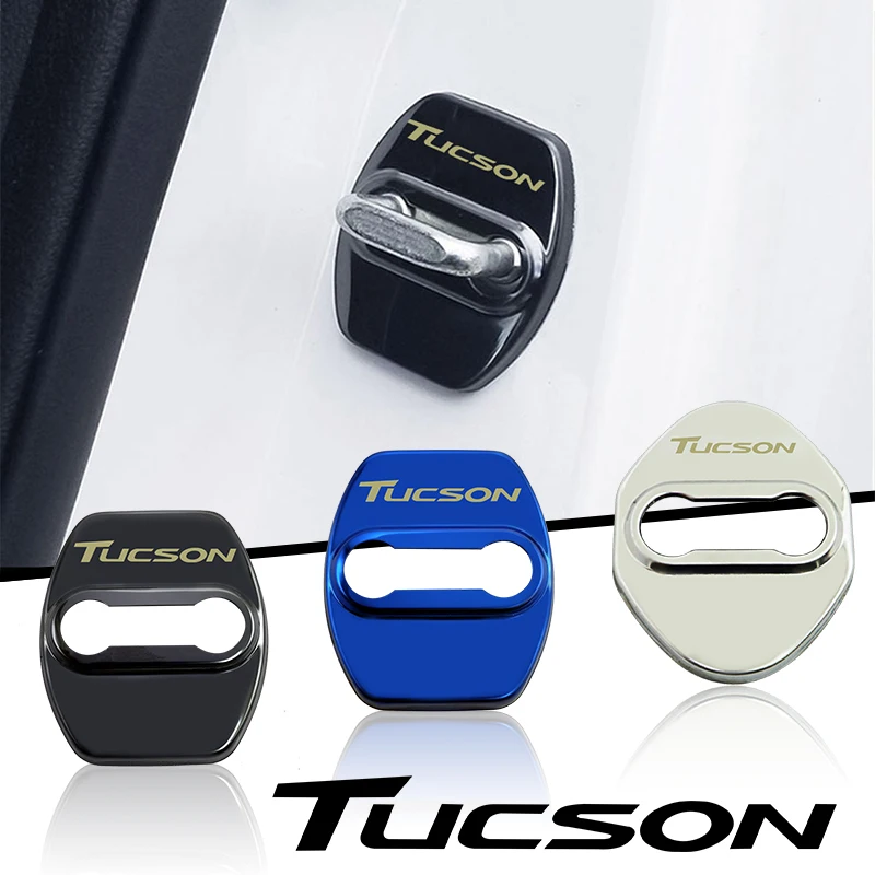 Автомобильный Дверной замок из нержавеющей стали 4 шт. автомобильные аксессуары