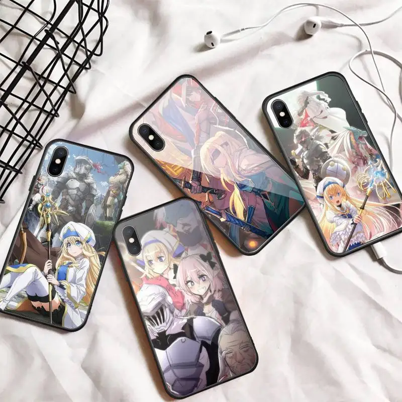 

Goblin Slayer Anime Japan Phone Case Tempered glass For iphone 6 7 8 plus X XS XR 11 12 13 PRO MAX mini