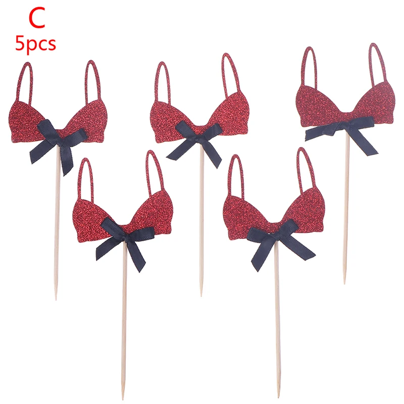 5 шт. сексуальный блестящий бюстгальтер для девочек кекс торт топ DIY детский душ