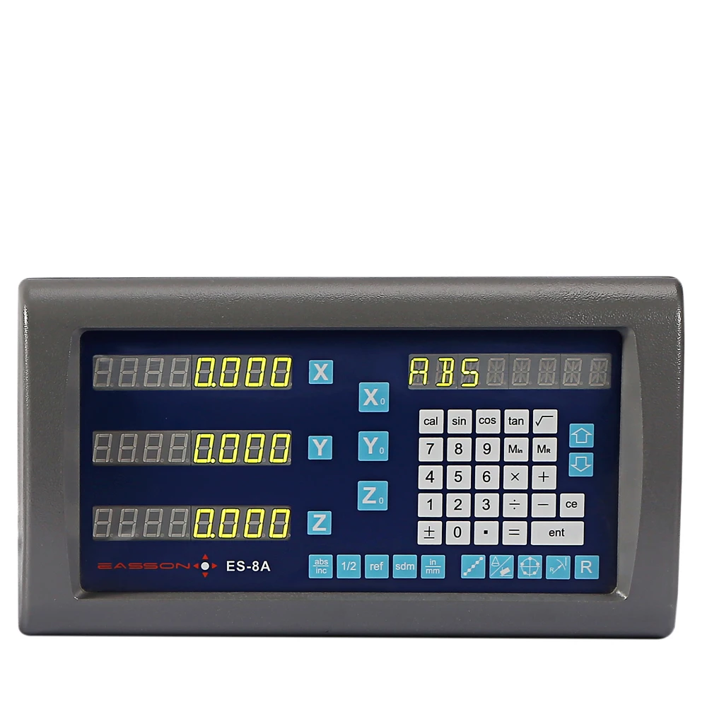 

Original Easson metal shell ES-8A 3axis digital display readout DRO for lathe milling grinder wiring cutting machine