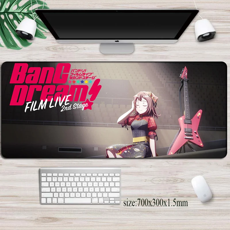

Anime Mouse Pad Computer Mouse Pad with Large Size 900X400MM BanG Dream Cartoon PC Mouse mat keyboard pad gaming mouse pad cute