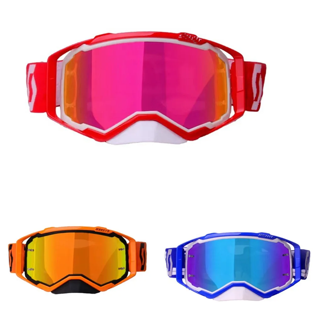 

Motocross Sunglasses Outdoor Goggles for SKI Motorcycle Scooter ATV UTV Dirt Bike Racing Motos Helmet Glasses TPU Frame PC Lens