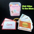 Детские карты Монтессори для изучения английских слов карточки познавательные обучающие игрушки картинка памятные игры подарки для детей