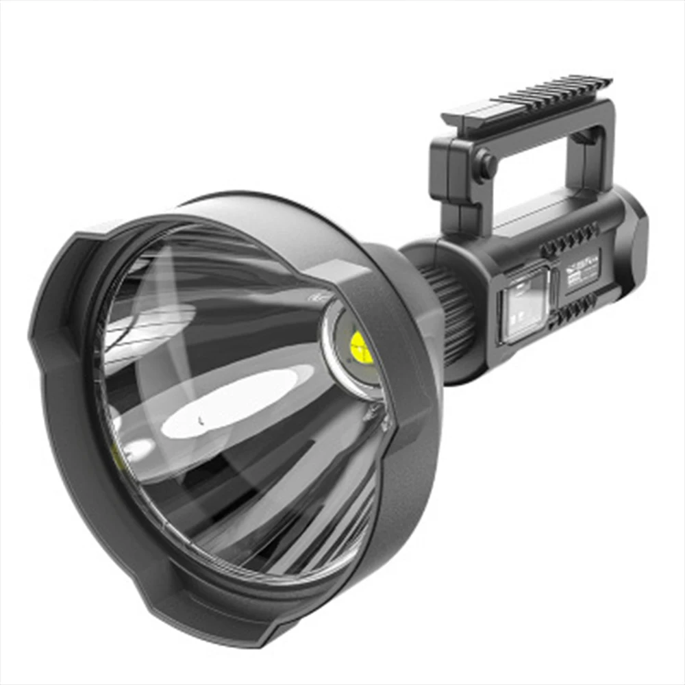 

Мощный светодиодный фонарик, портативный фонарь P50, заряжаемый от USB, поисковой светильник, водонепроницаемый точесветильник светильник с б...