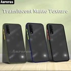 Чехол Auroras для OPPO Find X2 Neo, прозрачный матовый жесткий чехол для телефона Find X2 Pro Find X2 Lite, противоударный чехол