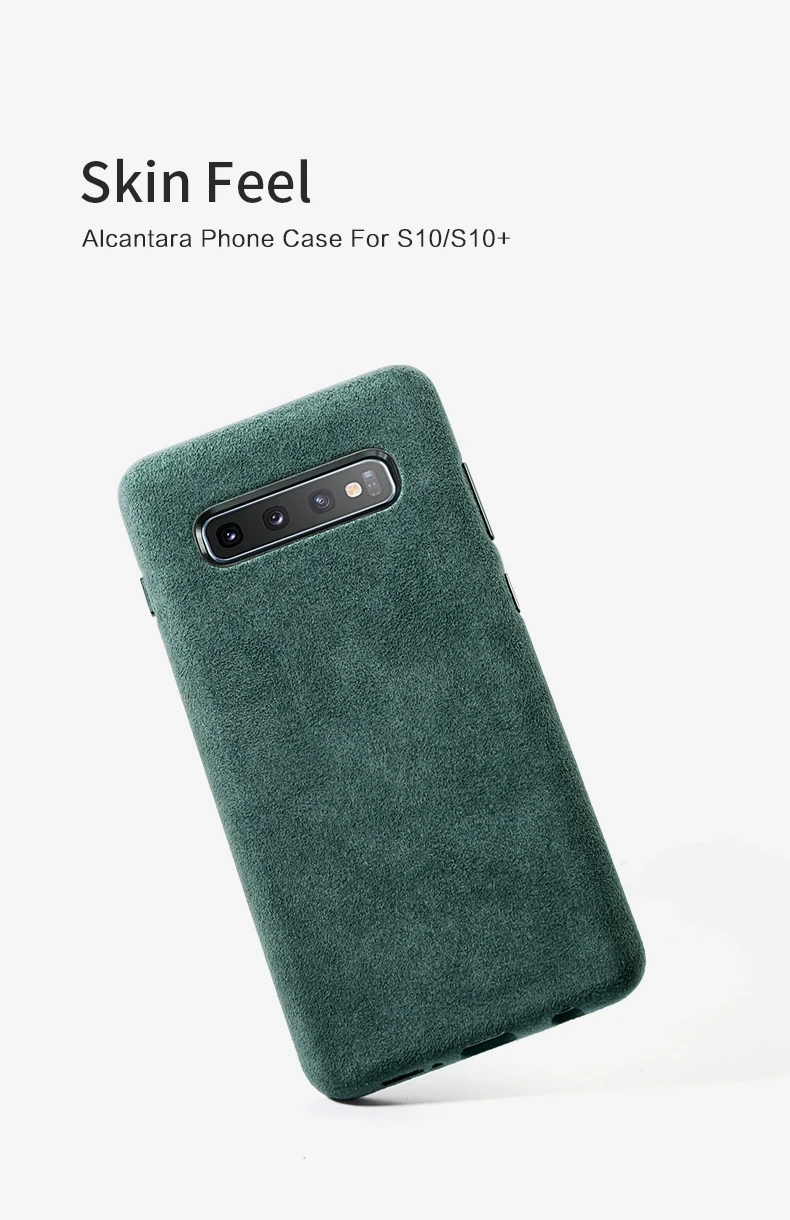 SanCore для SamSung GALAXY S10/S10+ чехол для телефона ALCANTARA модный кожаный чехол с полной защитой Роскошный деловой чехол для телефона Sue