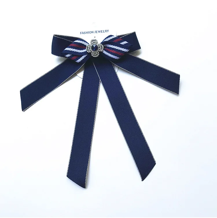 Новые женские красные броши на булавке с длинной лентой бантом модные ювелирные