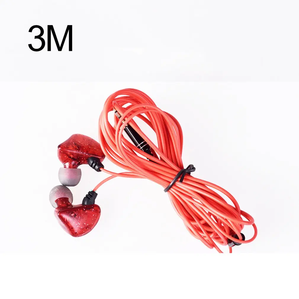 Внутриканальные наушники-вкладыши 3 метра высокоточные с анкерным креплением