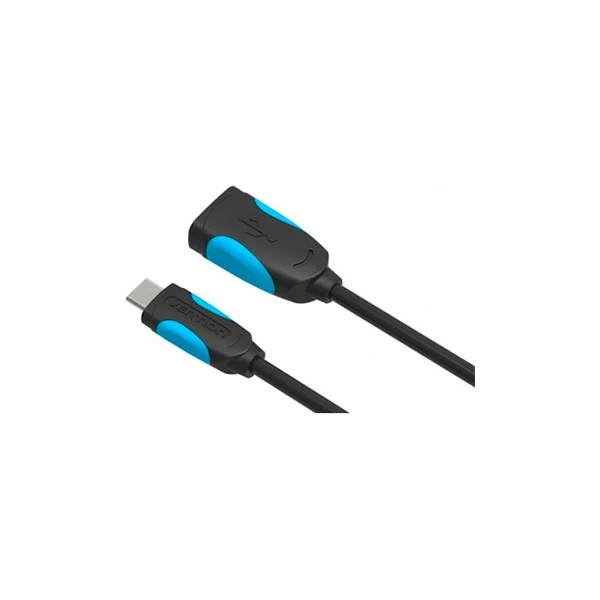 Адаптер переходник Vention USB Type C M/ OTG 2.0 AF гибкий 0 1м|Переходники и адаптеры| |