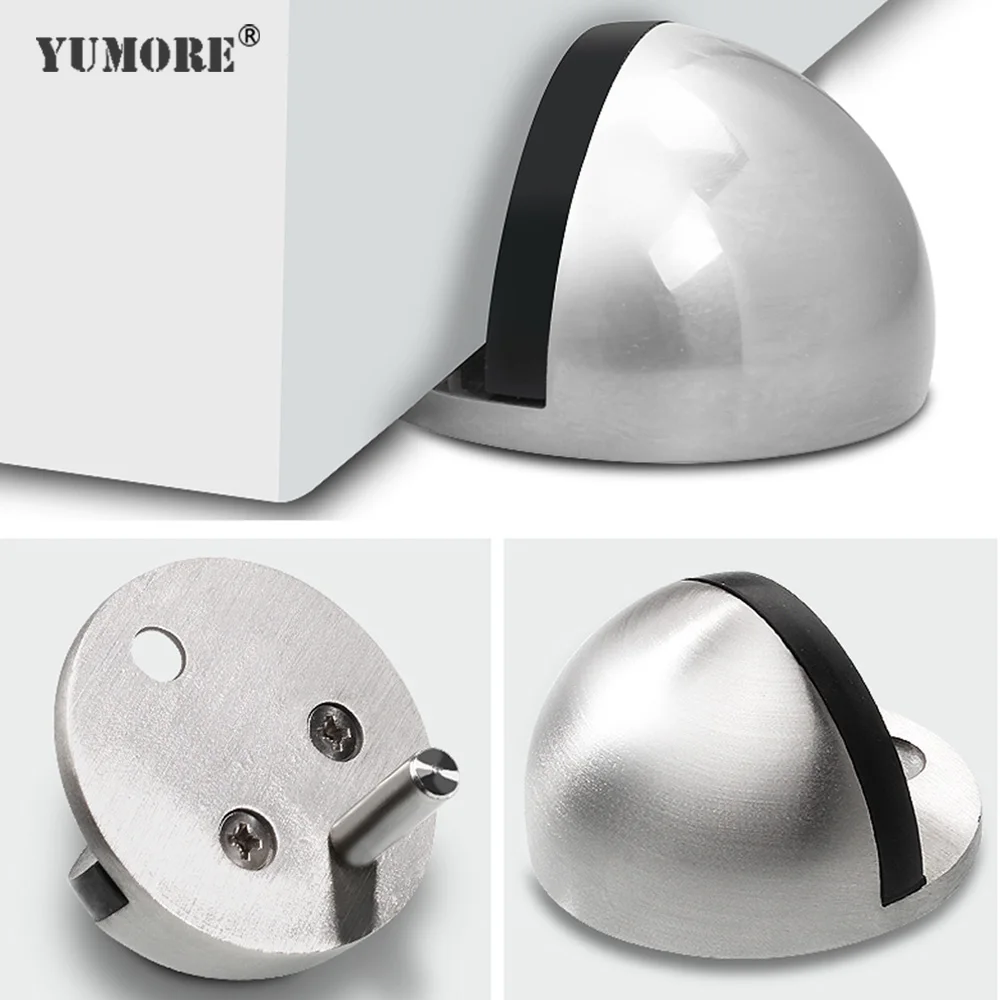 Магнитный дверной ограничитель YUMORE напольные дверные ограничители без гвоздей