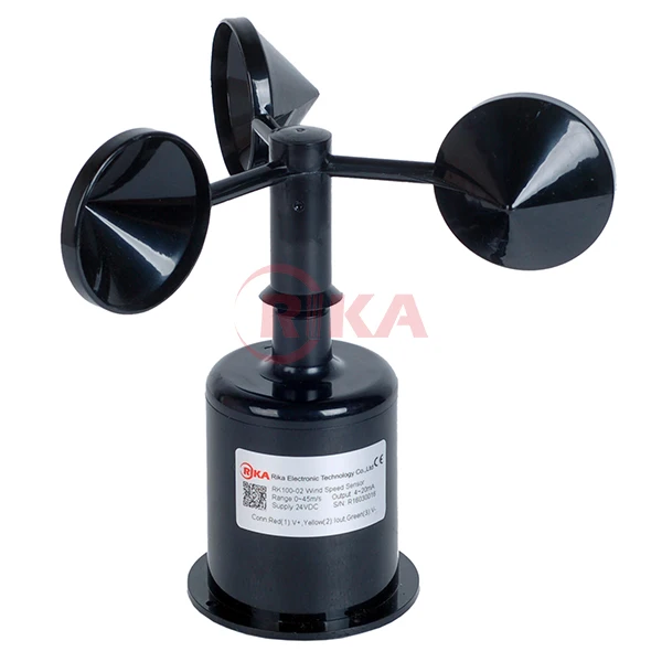 

RK100-02 Hall Effect Cheap Plastic Wind Anemometer Wind Speed Sensor with CE