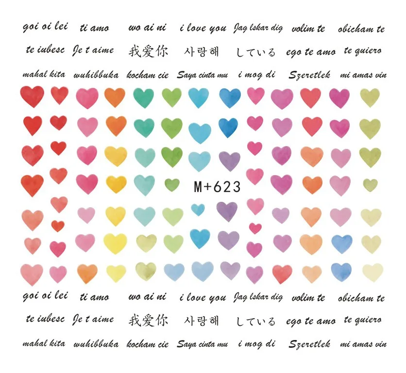 1 лист наклейка для водяного переноса изображения на ноготь завод милый кролик DIY