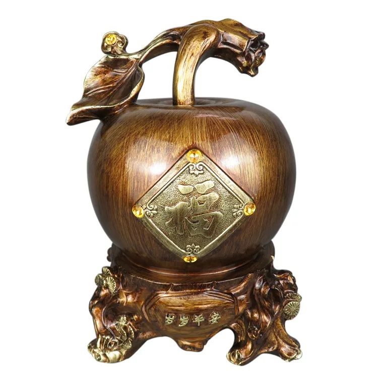 

Retro Apple Piggy Bank Wooden Living Room Piggy Bank Large Coin Caja Fuerte Secreta Oculta Pared Oversized Piggy Bank NN50PB