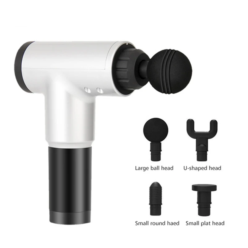 

3 In 1 Massage Gun Percussion Vibration Muscle Massager Exercise Pain Relief Mini Massager Electric Fascia Guns Multifunction