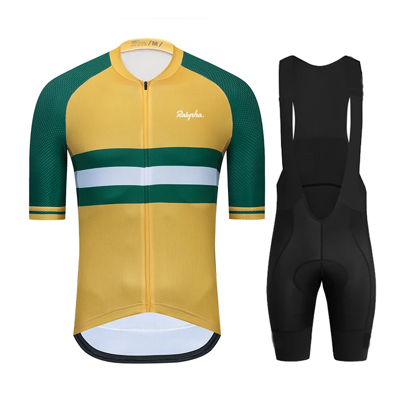 

Summer Pro Ralvpha Cycling Jersey Set 2021 Mountain Bike Cycling Clothing Men's Racing sports Bicycle Clothes Cycling Set