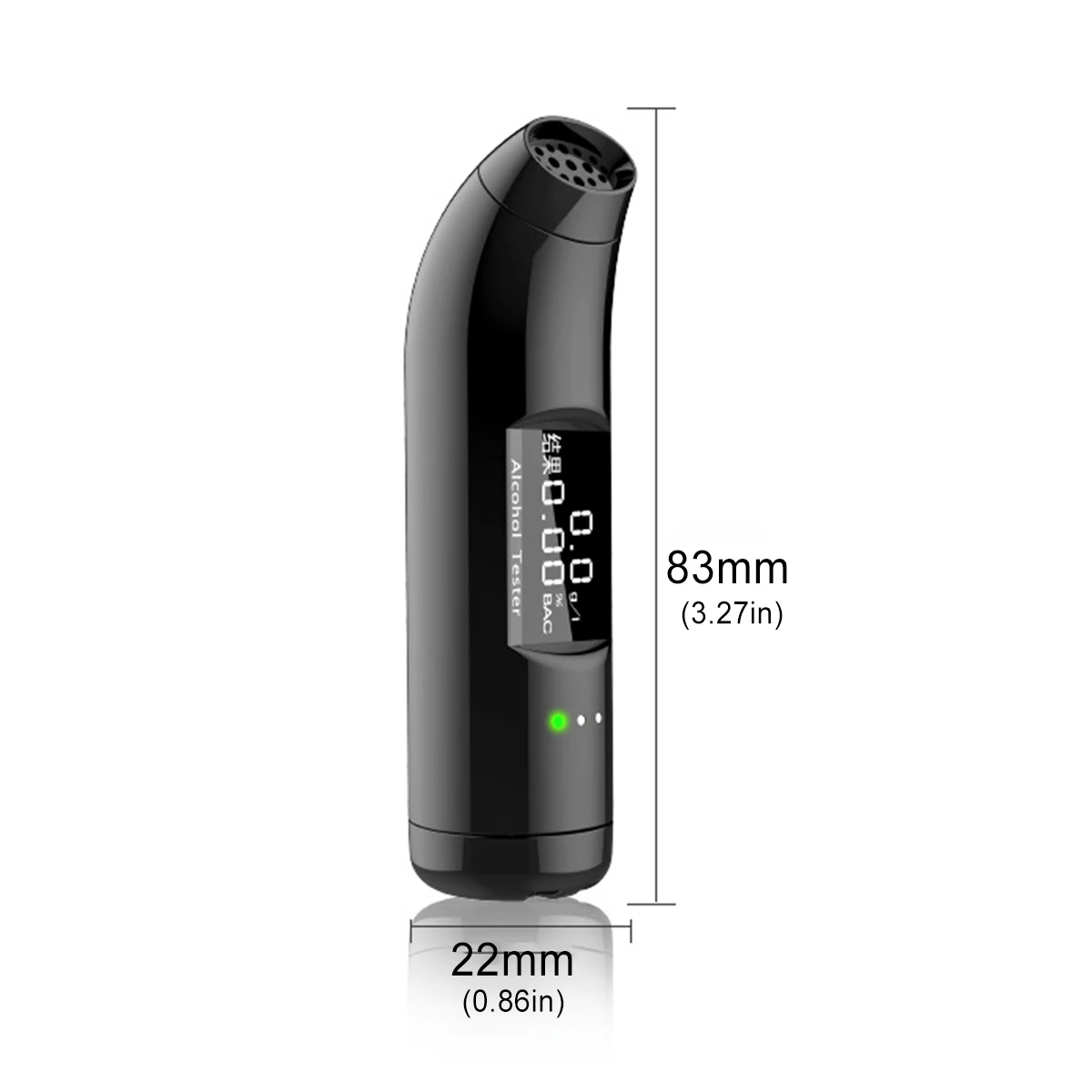 

Digital Alcohol Detector With LCD Light Professional Breath Alcohol Tester High Accuracy Portable Breathalyzer For Personal Use