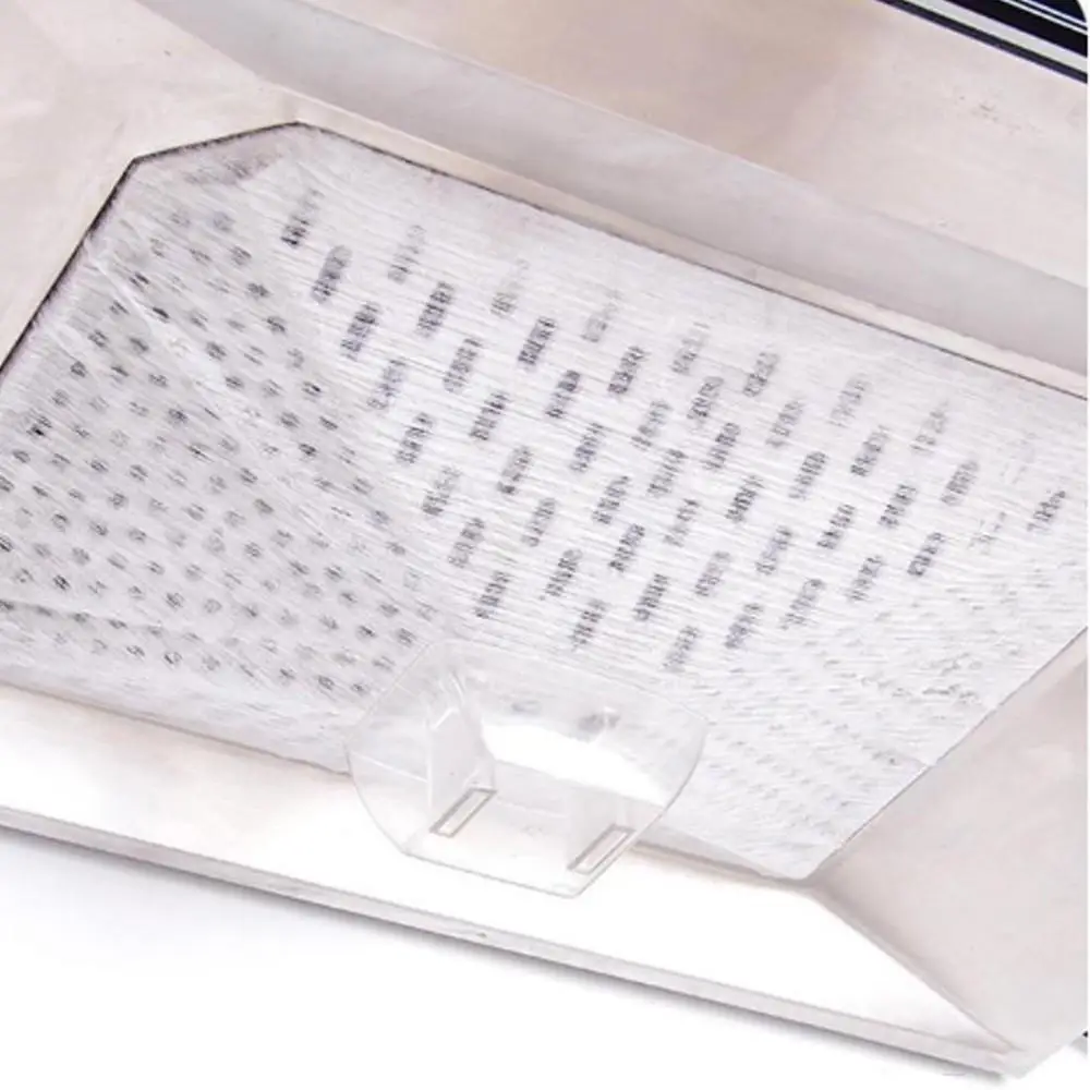 

10pcs Clean Cooking Nonwoven Range Hood Filter Kitchen Oil Filter Papers Kitchen Parts