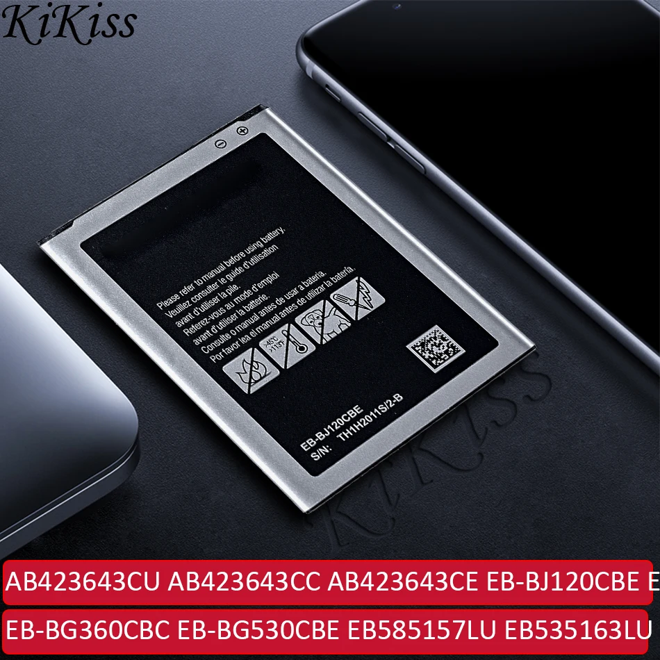 

AB423643CU AB423643CC AB423643CE EB-BJ120CBE EB-BJ100BBE EB-BG360CBC EB-BG530CBE EB585157LU EB535163LU for Samsung Phone Battery