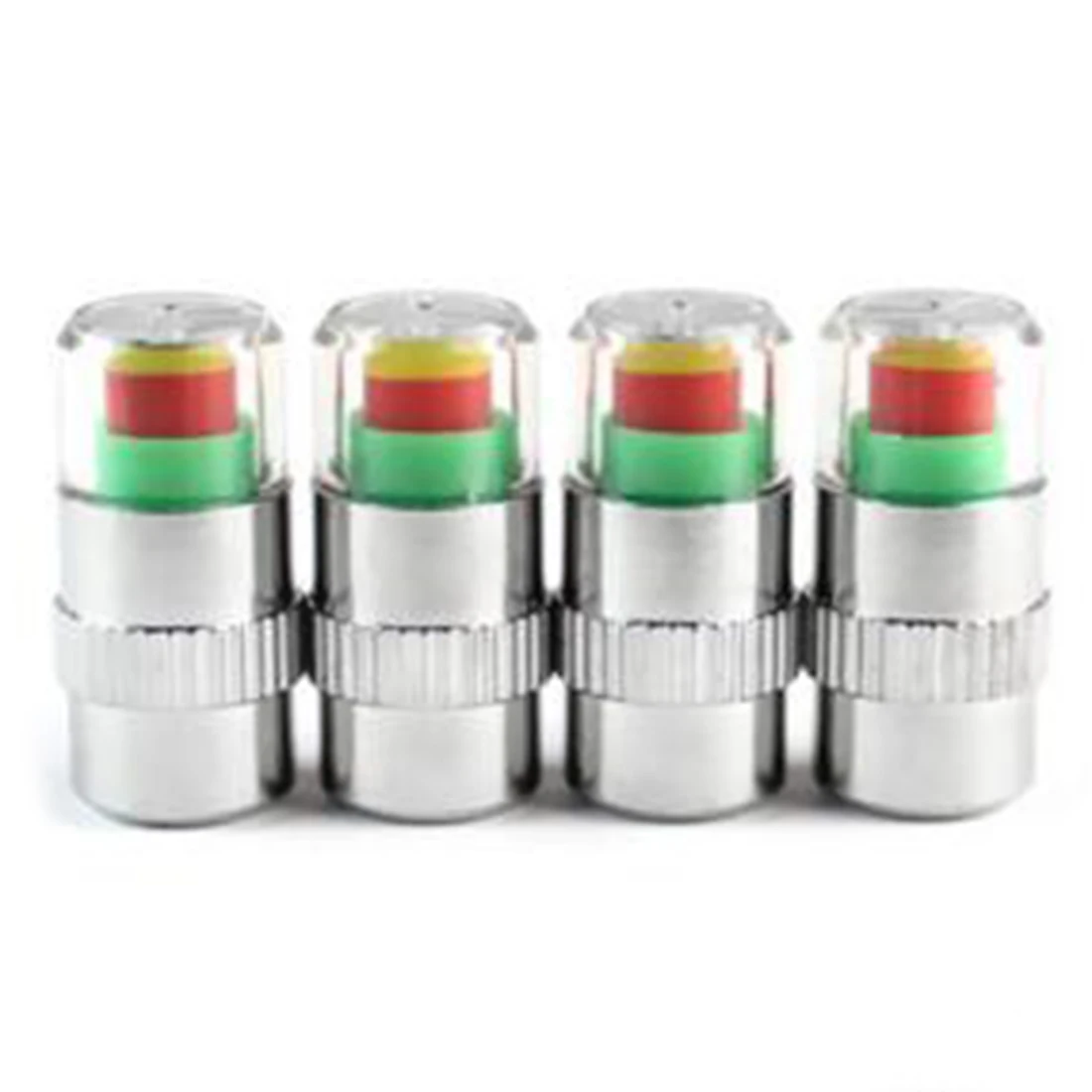 

Car Accessories 4pc Car Auto Tire Pressure Monitor Valve Stem Caps Cover Sensor Indicator Alert Tyre Air Gauge Warning Device
