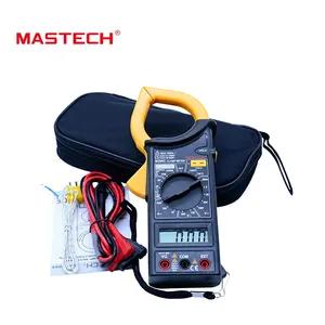 MASTECH M266C Digital Clamp Meter AC Voltage AC Current Voltmeter Ohmmeter Resistance Temp Tester Detector with Diode tester