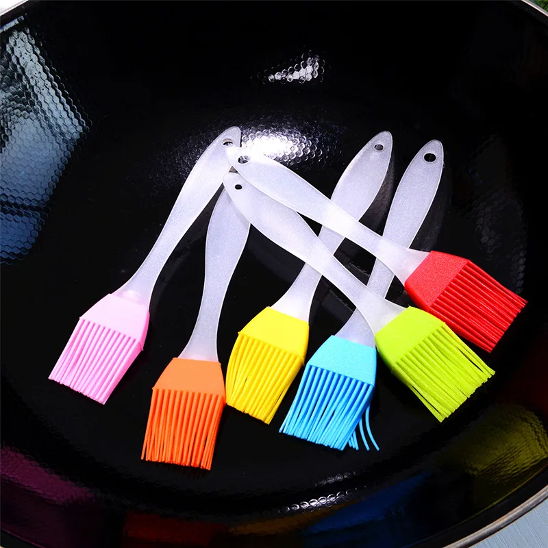 

1pc Cake Brush Silicone Bakeware Kitchen Accessories BBQ Utensil Safety Basting Oil Brushes Kitchen Gadgets And Accessories