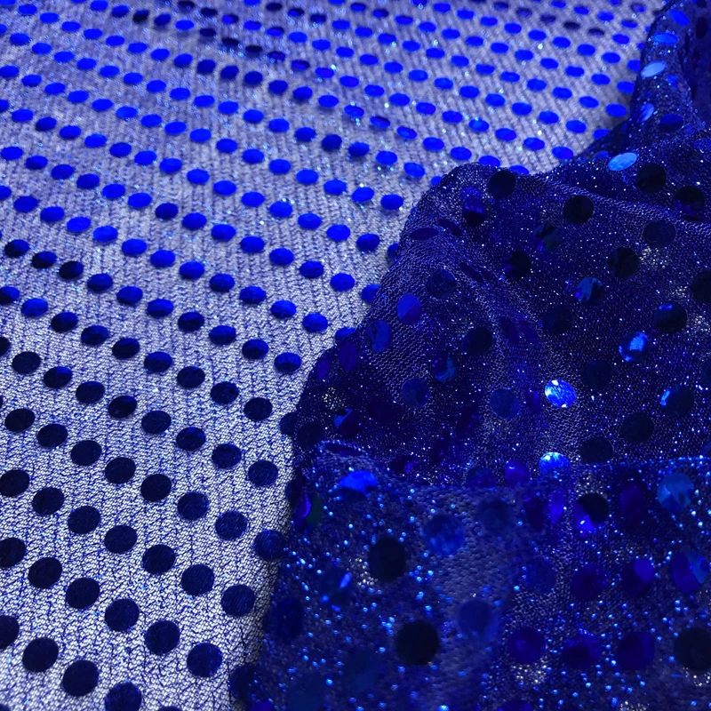 Высокое качество блестящие Embrodiery сетки Кружева блесток ткань 1*1 1 м цвета: