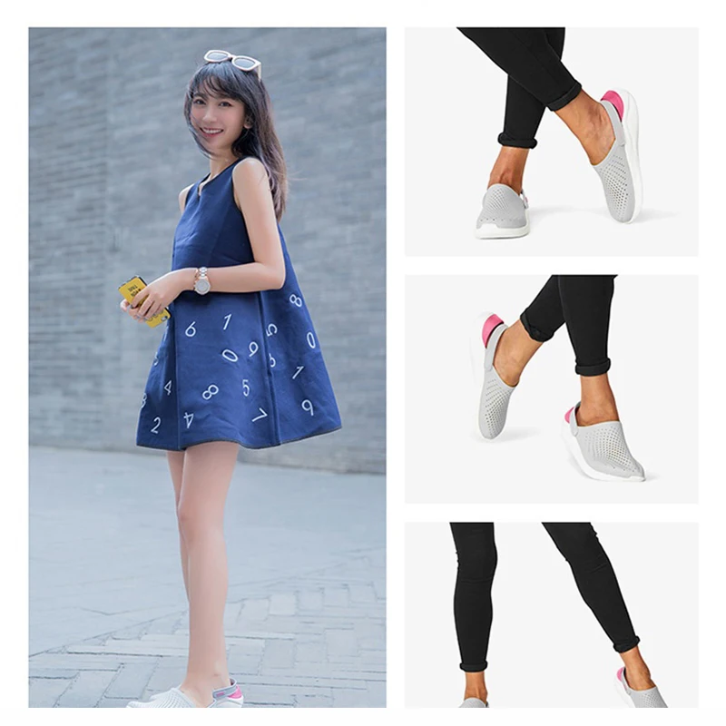 

Women Mens Summer Casual Slippers Light Breathable Swimming Walking Beach Sports Flip Flops Soft Sandals Anti-slip Water Shoes