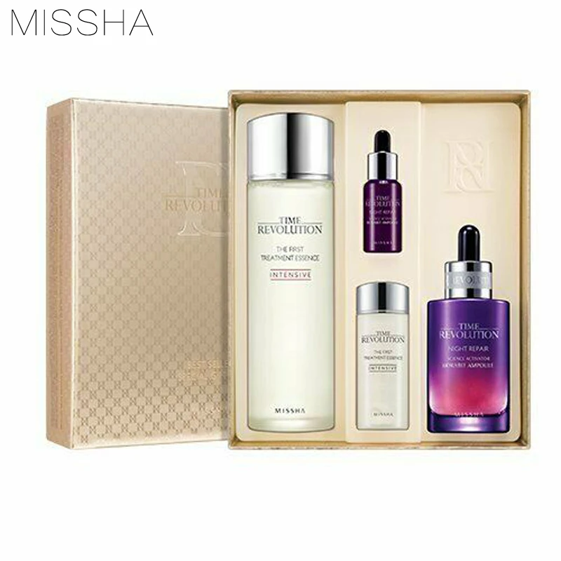 MISSHA Time Revolution Best Seller Special Set Whitening Cream Anti Acne Spot Dark Spots Moisturizing Care Serum Korea Cosmetics
