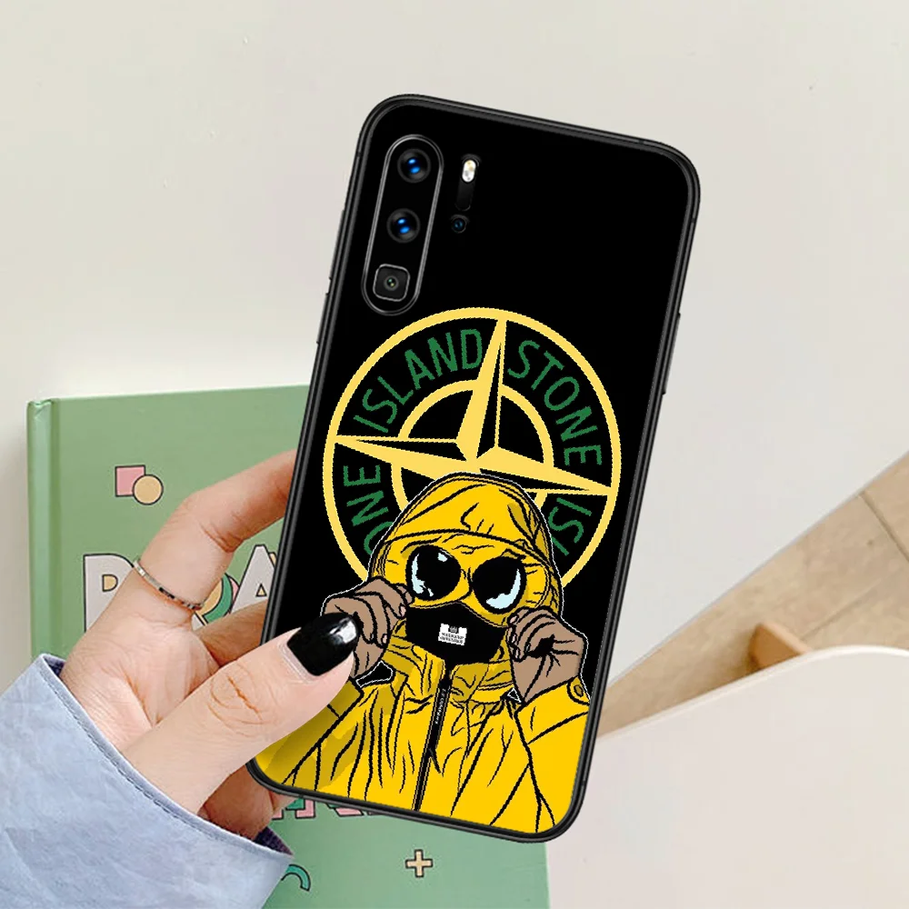 

Fashion Brand islandS For Stones Phone Case For Huawei P Mate Smart 10 20 30 40 Lite Z 2019 Pro black Shell Painting Back Soft