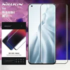 Закаленное стекло Nillkin для Xiaomi Mi 11 3D DS + Max, полное покрытие, защита экрана с закругленными краями для Xiaomi Mi 11, 10, стеклянная пленка