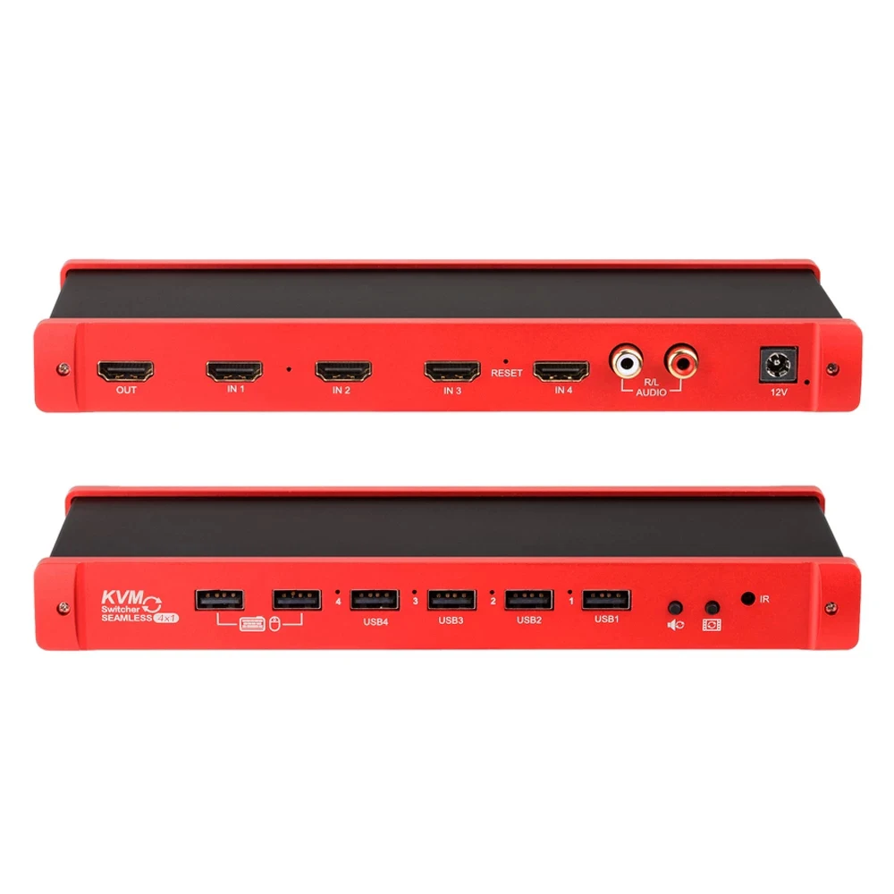 4X1 HDMI-совместимый четырехъядерный многоцелевый беспроводной переключатель KVM USB 1