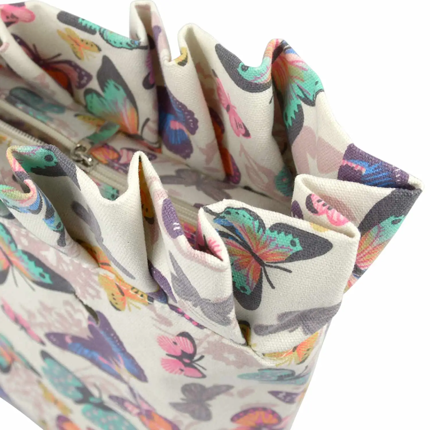 Tanqu новая классическая мини-сумка на молнии с оборкой и оборками внутренняя