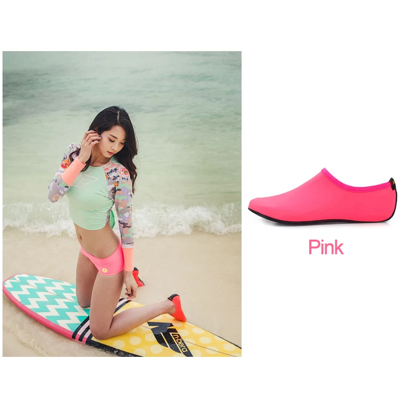 Мужская и женская обувь летние однотонные кроссовки для пляжа пляжные носки