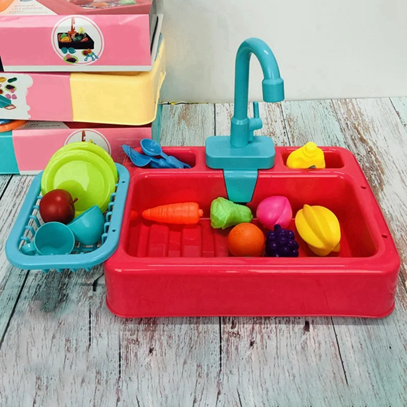 Пластиковая имитация кухонной раковины автоматическая система водного цикла