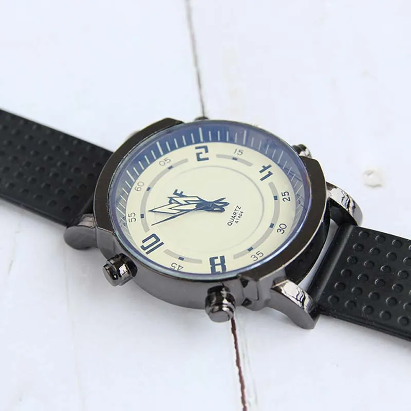 Женские часы серые контрастные Силиконовые кварцевые женские мужские для