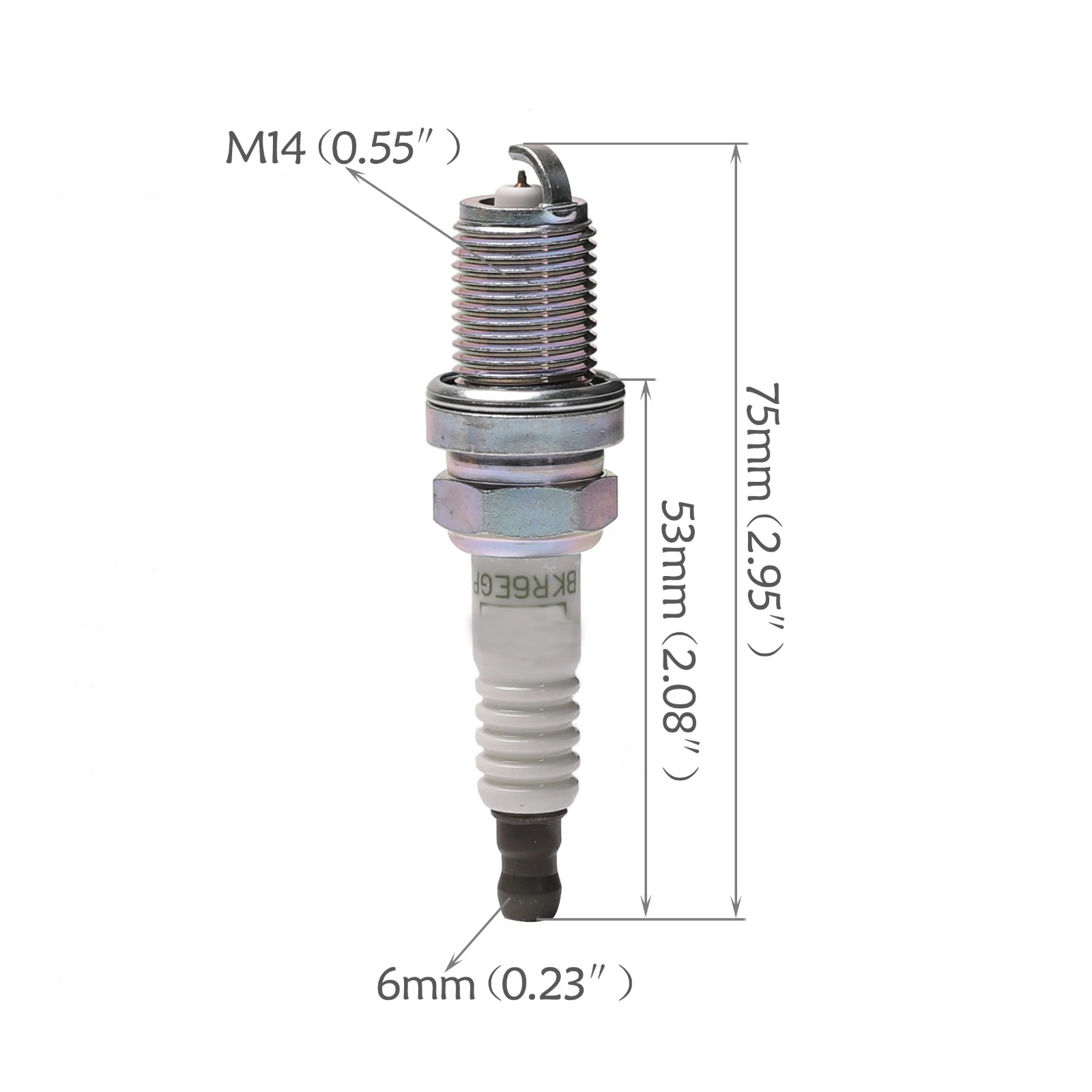 TDPRO Новый BKR6EGP 7092G Мощность платинового сплава Свеча зажигания подходит Porsche 2004 2005