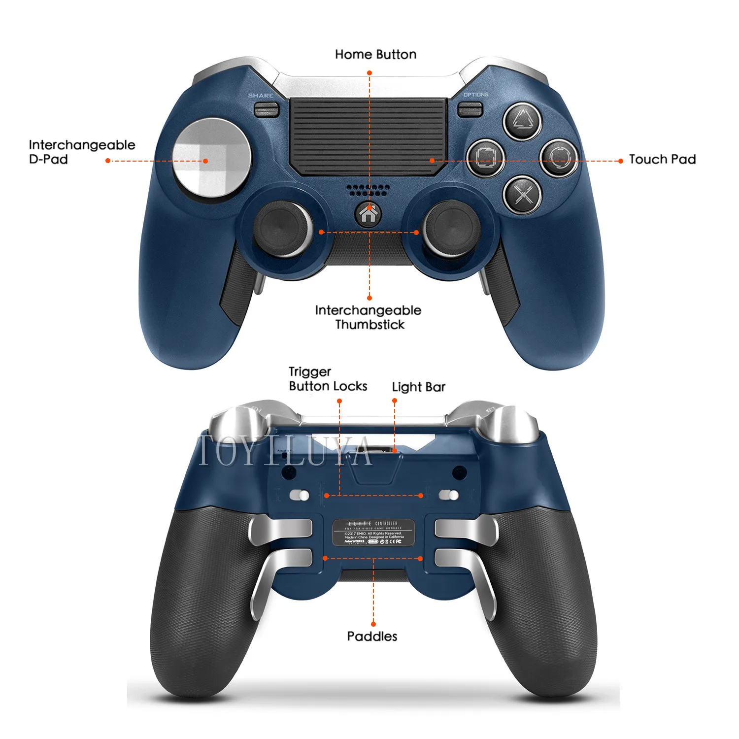 Беспроводной Bluetooth Джойстик 2 4G для PS4 контроллер mando ps4 консоль Playstation Dualshock 4