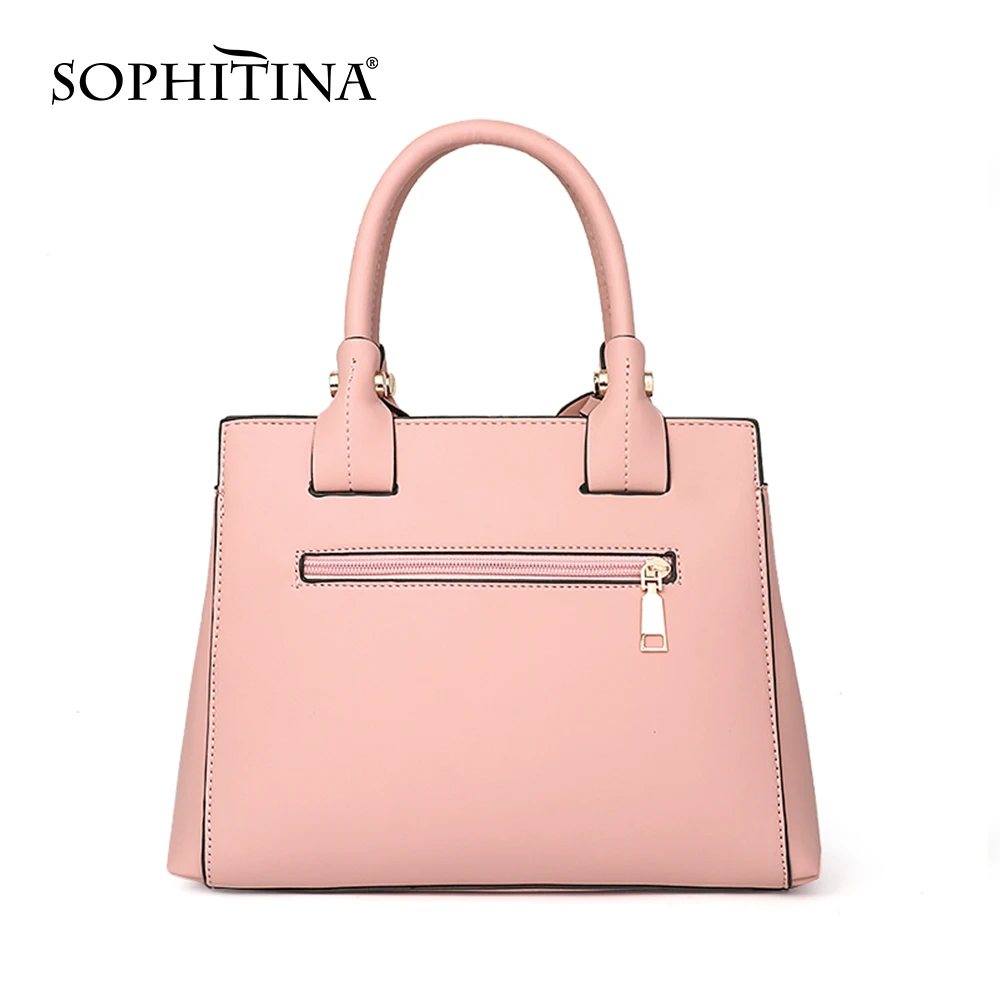 SOPHITINA модные сумки через плечо женские большой объем металлическими пуговицами с