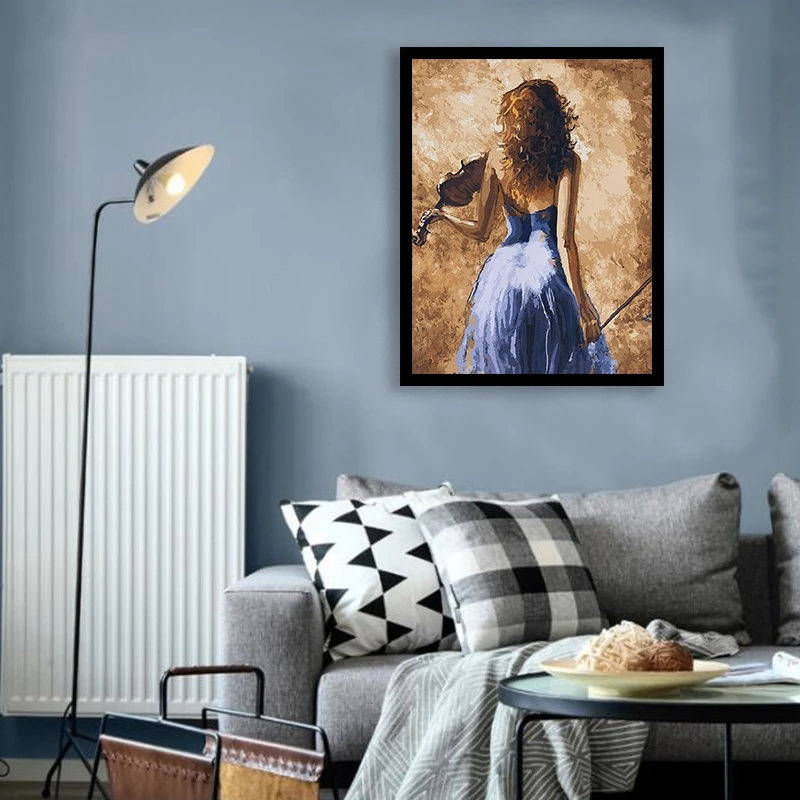 Набор для рисования по номерам сделай сам акриловая краска детей и начинающих 16