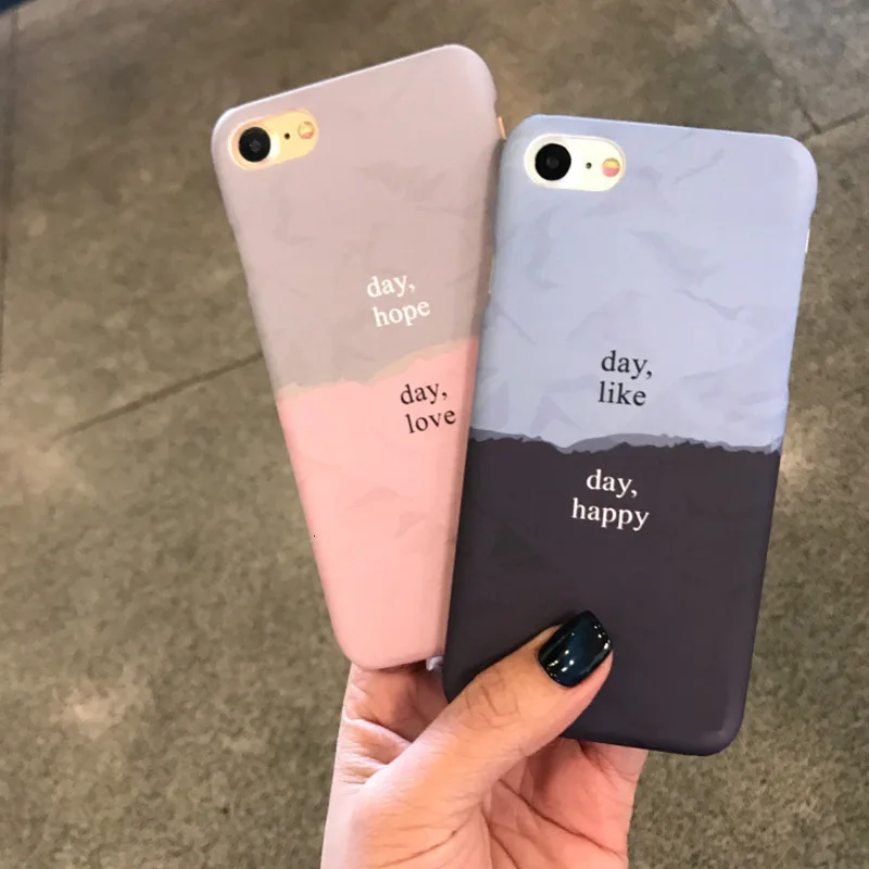 Colorblock macarons phone case for iPhone X XS XR XSMax 8 7 6 6S PluS matte half pack water protection cover |